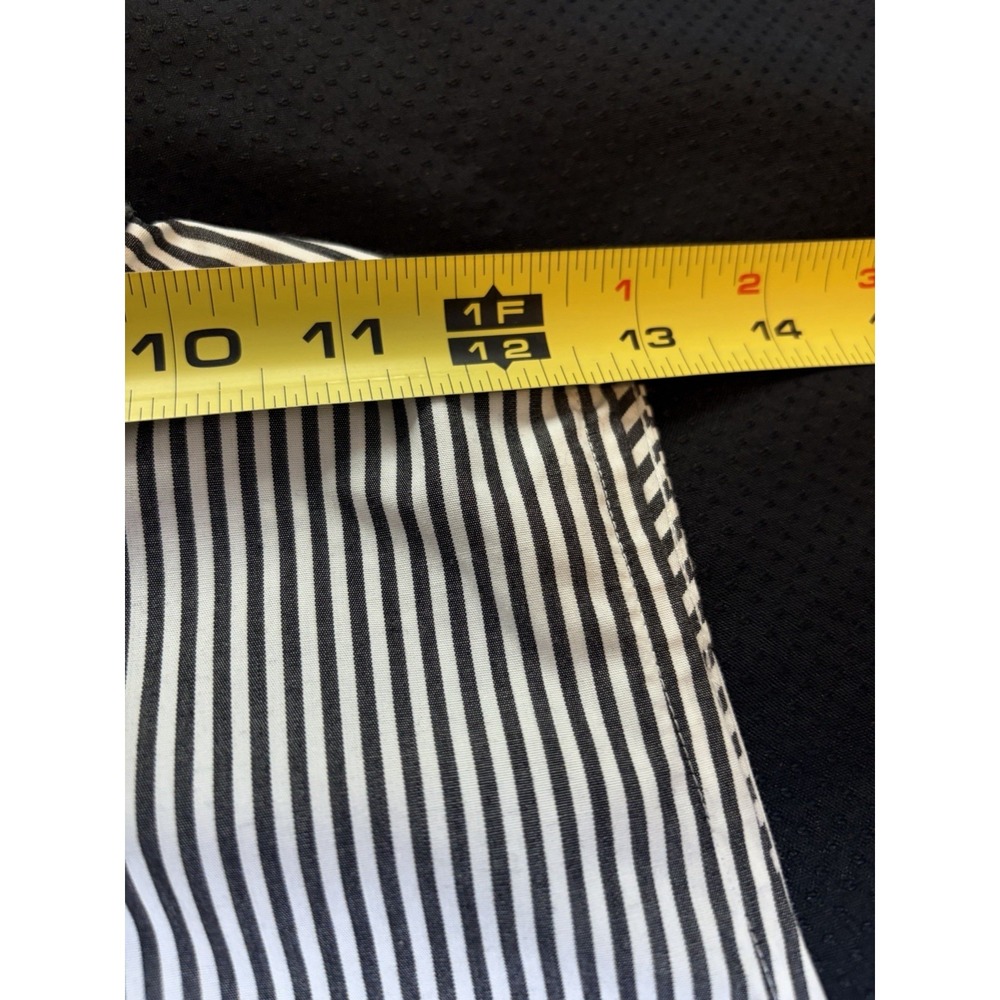 Lauren Ralph Lauren Button Up Shirt~M~Striped Cotton Sleeveless Classic Preppy - Picture 9 of 12